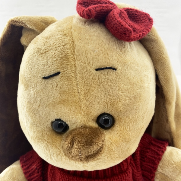 عروسک خرگوش بلوز بافت 45 سانت
